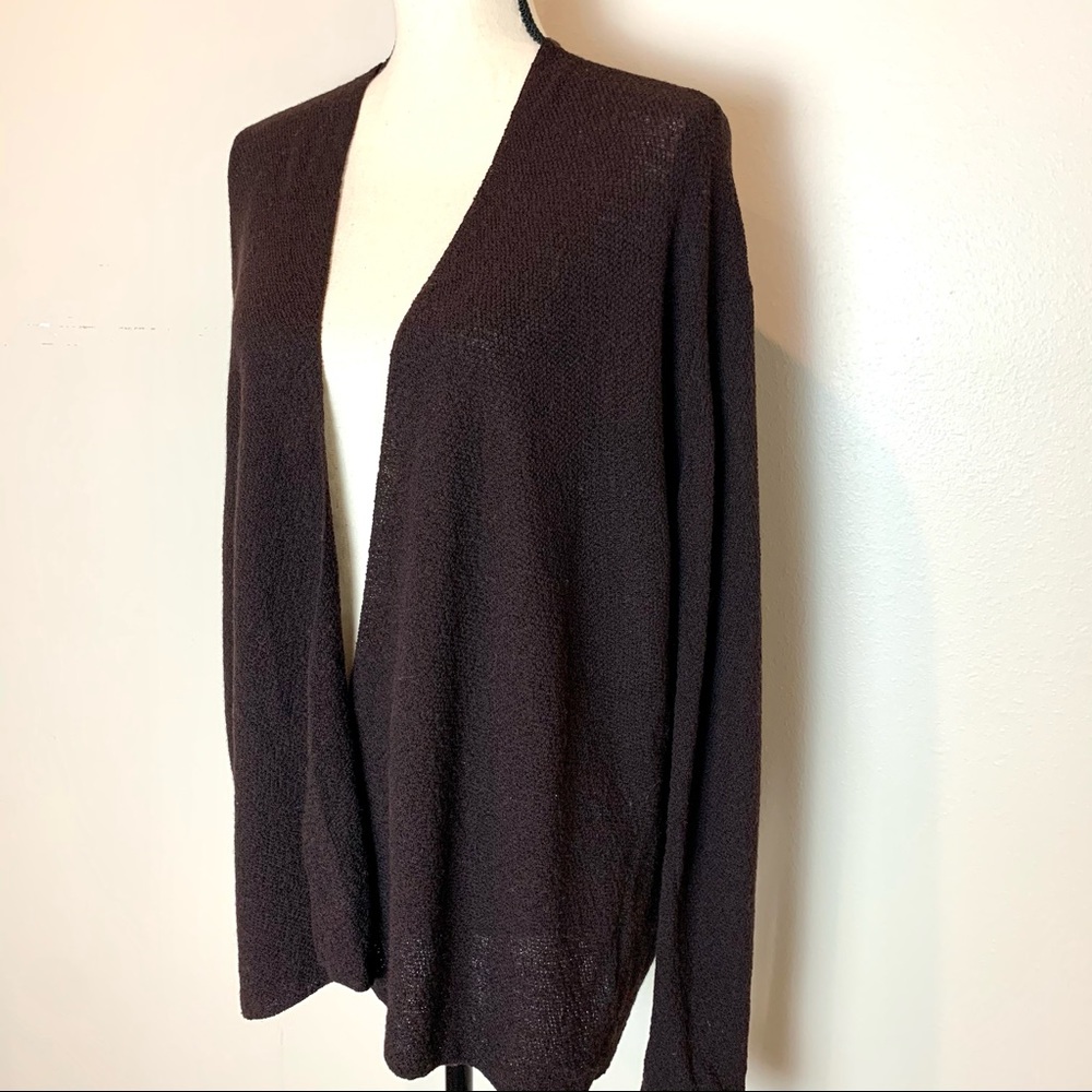 Eileen Fisher Italian Wool Cardigan Medium